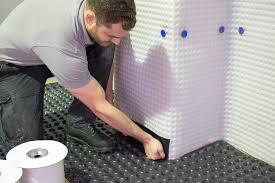 Cavity wall membrane installation