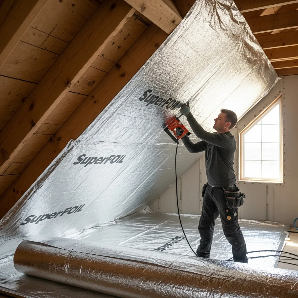 Roll of SuperFOIL multifoil insulation